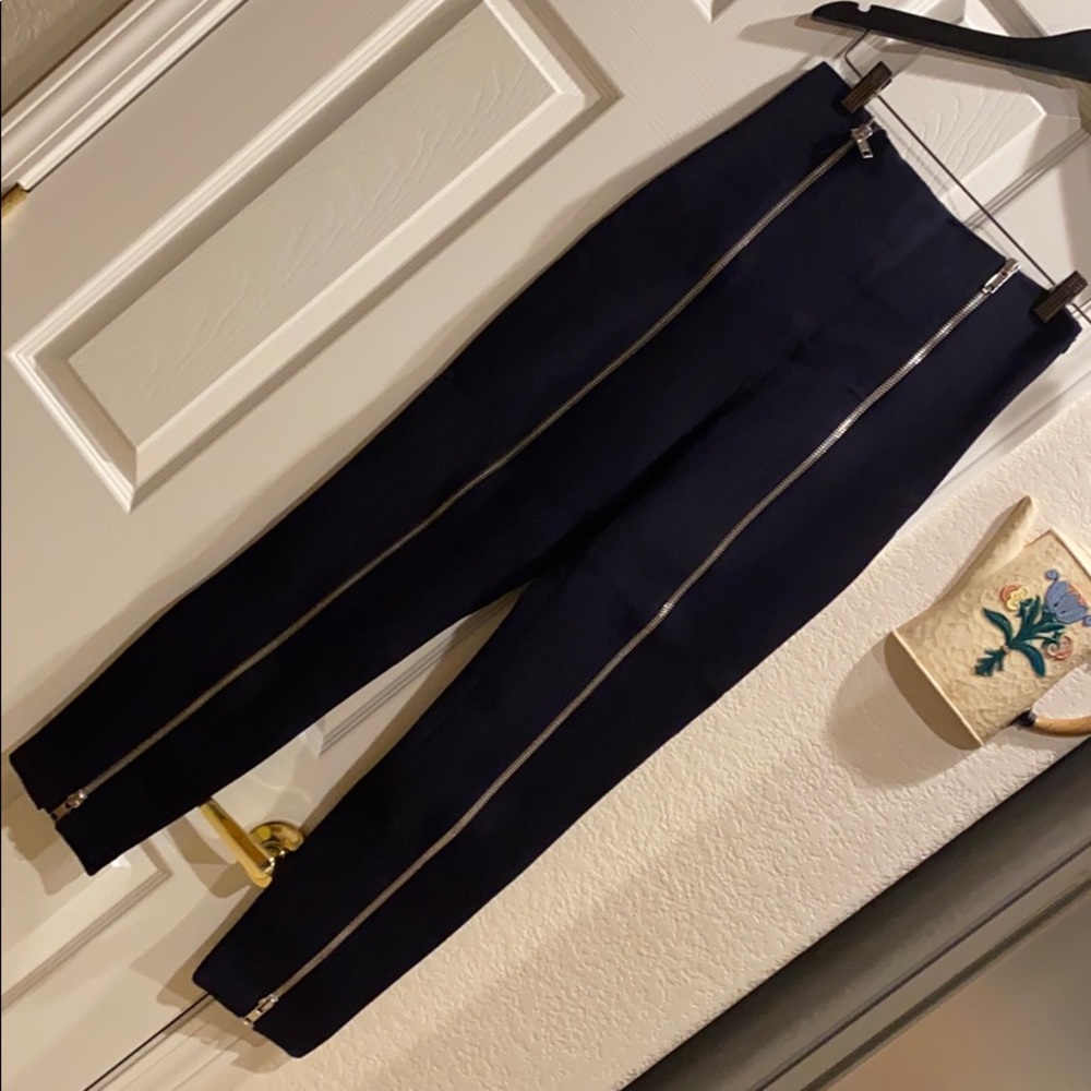 ZARA WOMAN STUDIO ZIPPER DETAIL PANT SZ SMALL, new